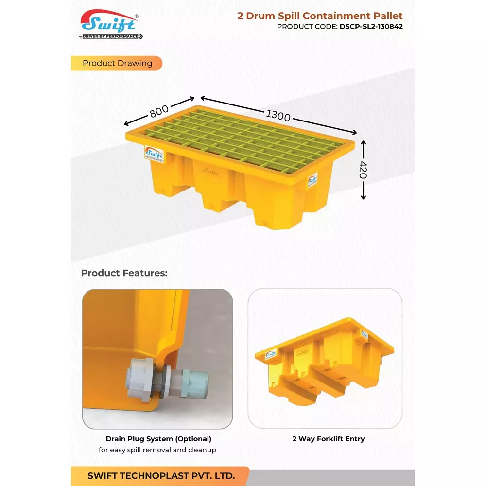 swift-technoplast-spill-containment-pallet-two-drum-polyethylene-1300x800x420-mm-dscp-sl2-130842