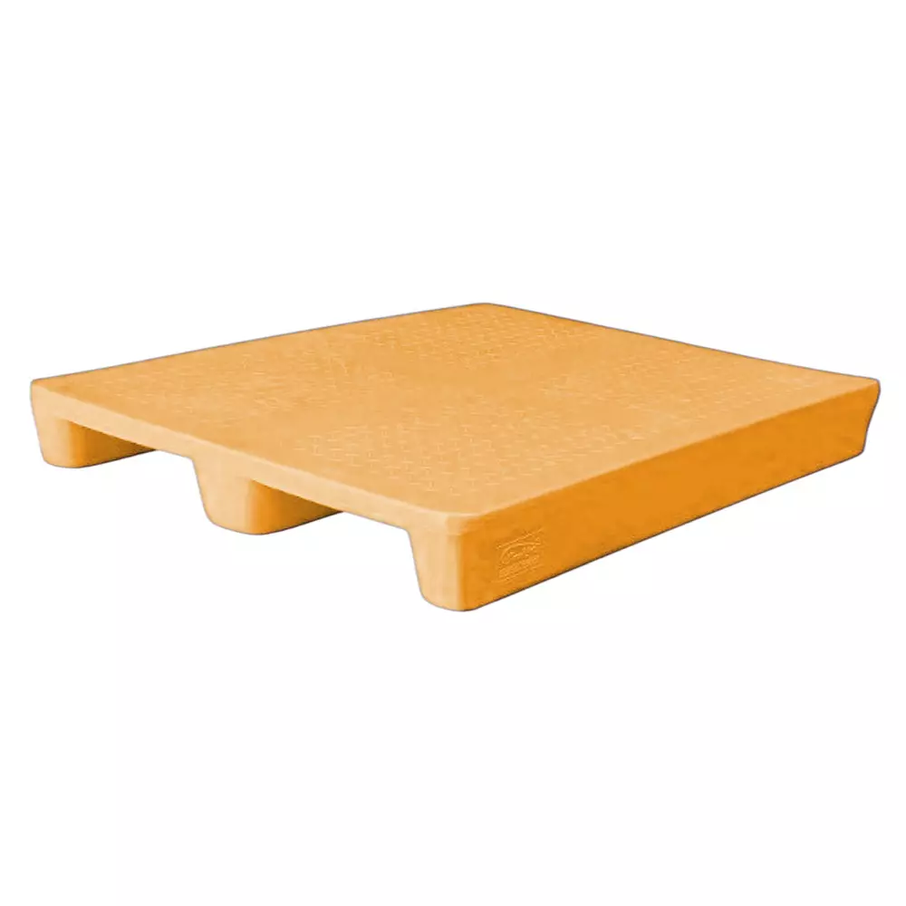 Swift Technoplast H Series Industrial Pallet 2 Way Heavy Duty UV Food Grade Polyethylene Orange, SIP-H2-1208