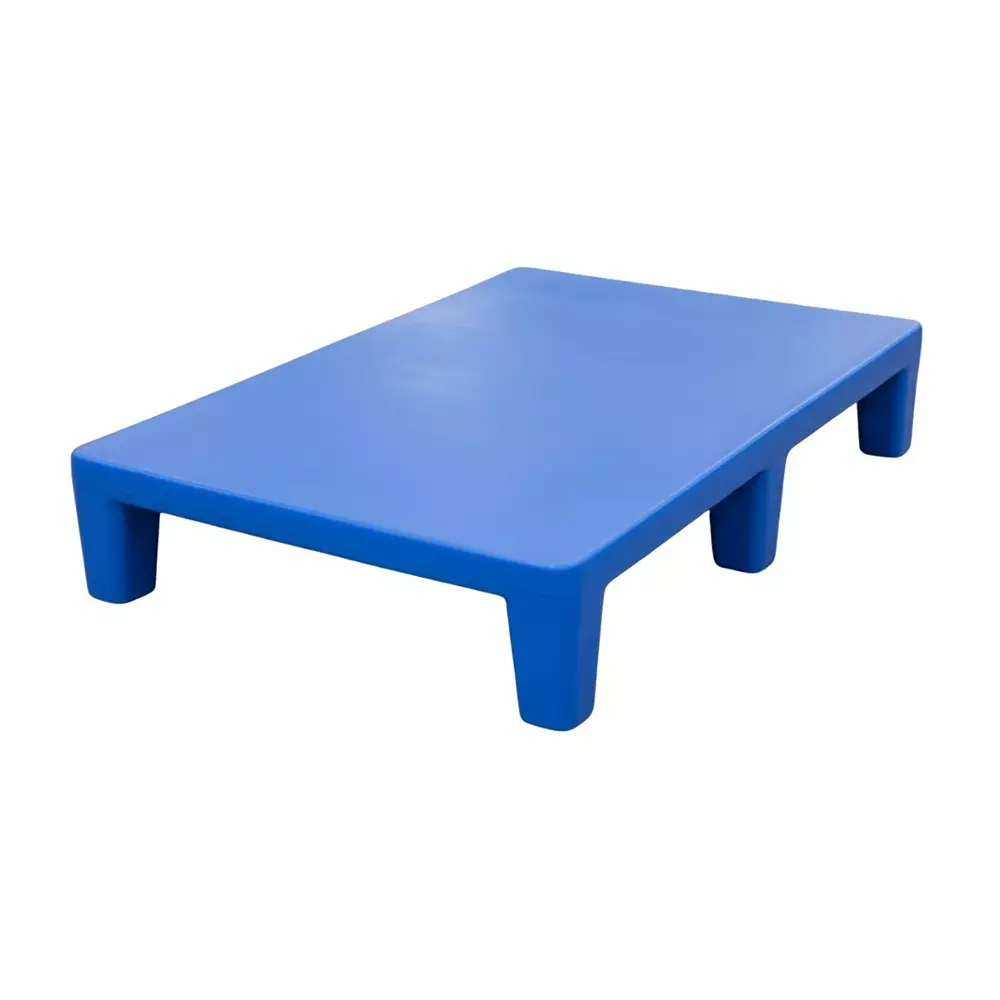 Swift Technoplast P-Series Pallet Polyethylene 4-Way Entry Non-Reversible 800x580x150 mm Blue, SIP-P4-0805