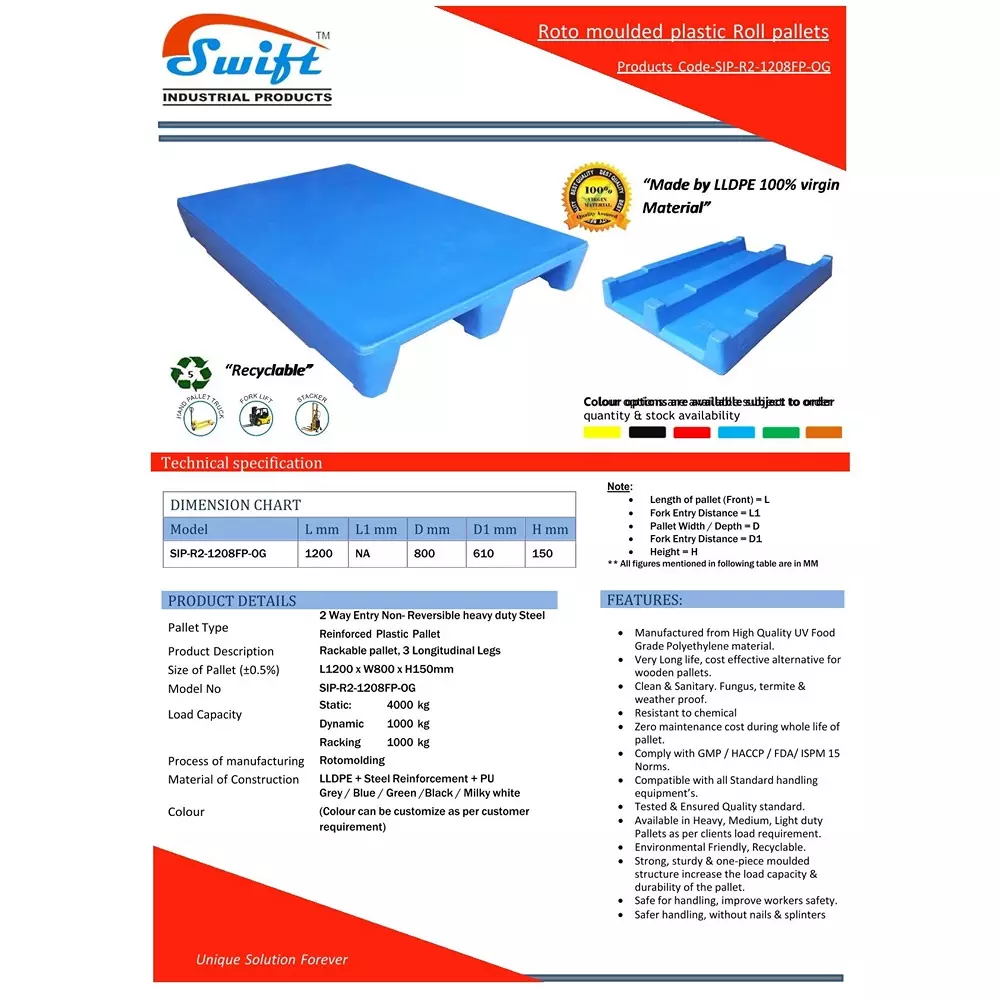 swift-technoplast-2-way-entry-flat-plain-lldpe-plastic-pallet-1200x800x150-mm-sip-r2-1208fp-og