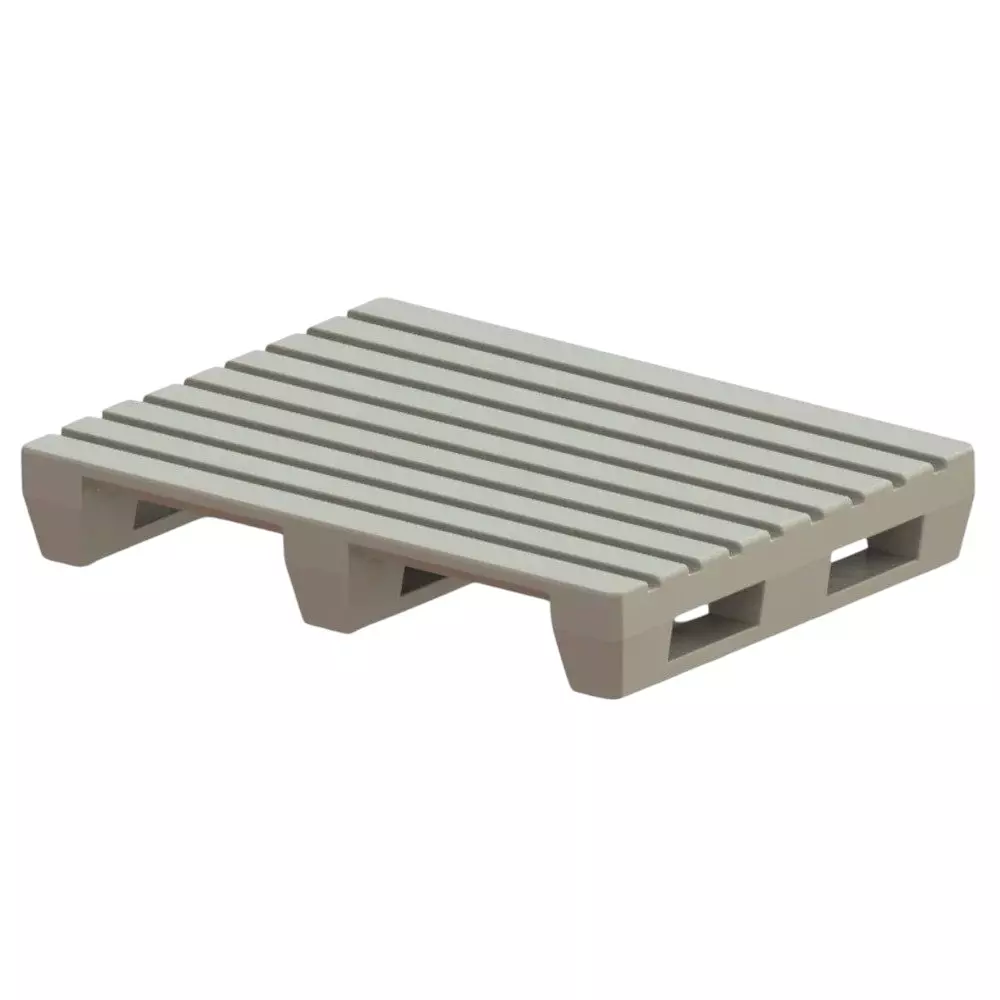 Swift Technoplast Packaging Pallet 4 Way Heavy Duty High Polyethylene Grey, SIP-R24-8110GS