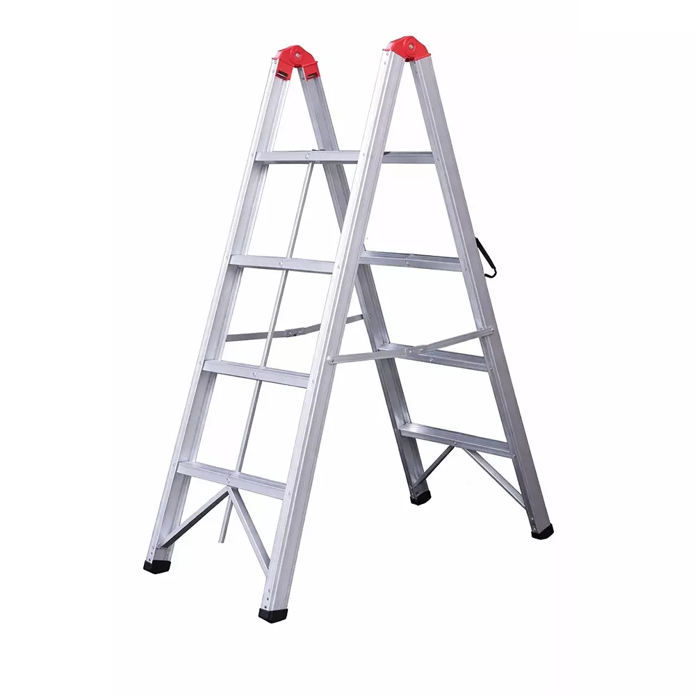 Aardwolf Quickfit Non-Slip 4 Step with Platform Ladder Aluminium Silver 150 Kg Load Capacity, AQT-104