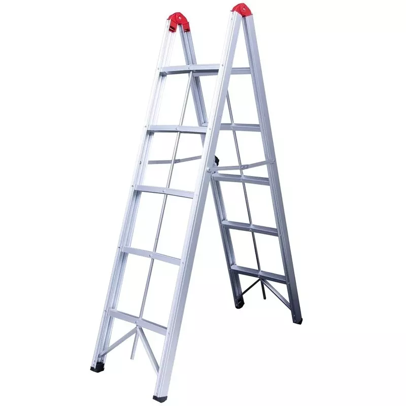Aardwolf Quickfit Non-Slip 5 Step with Platform Ladder Aluminium Silver 150 Kg Load Capacity, AQT-105