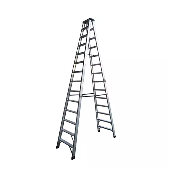 Liberti P1400 Platform Ladder 14 Step 16ft Size Aluminium Silver, P1414