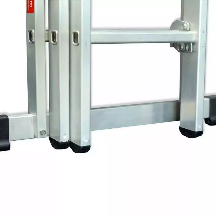 Liberti Combination Ladder 13 ft Close Height Heavy Duty Aluminium Sliver, 741524