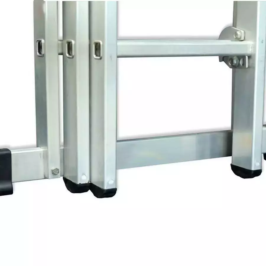 Liberti Combination Ladder 7 ft Close Height Heavy Duty Aluminium Sliver, 741527