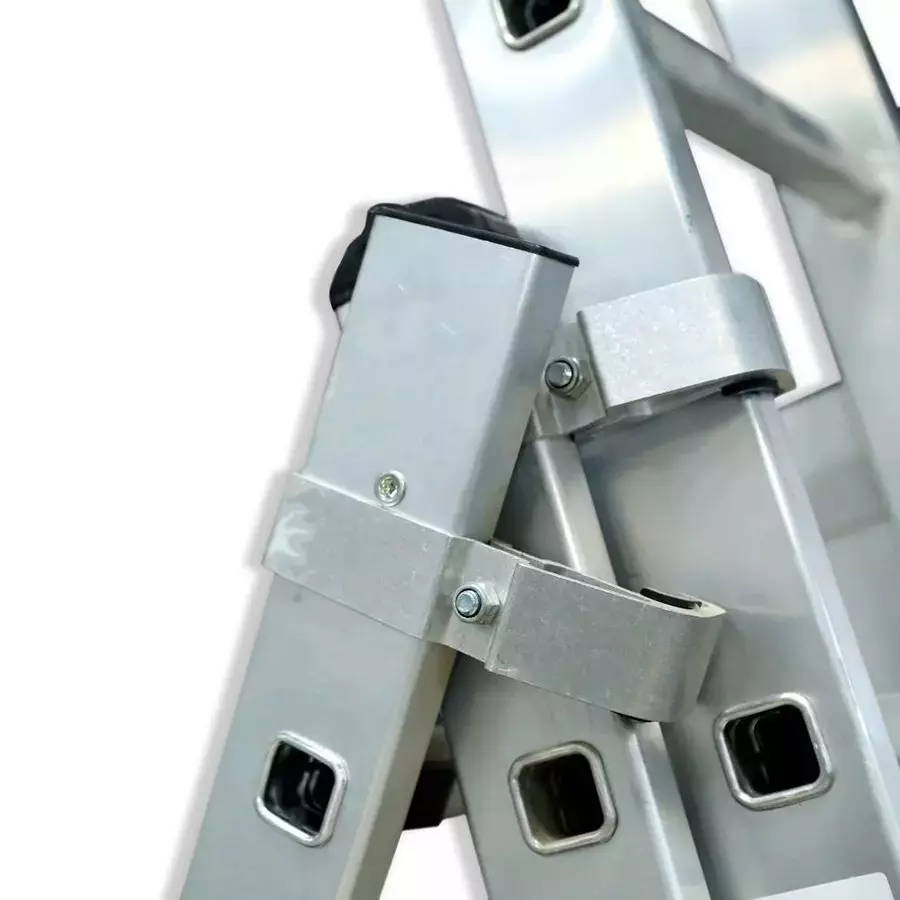 Liberti Combination Ladder 7 ft Close Height Heavy Duty Aluminium Sliver, 741527