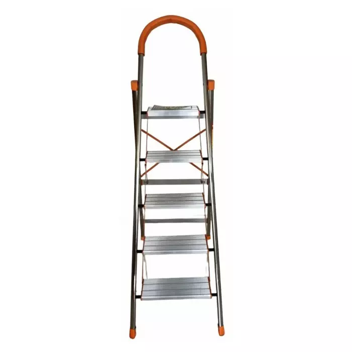 SK ENGINEERING Foldable ladder 5 Step 25 cm Step Distance Stainless Steel 201 4.9 Kg, SKLD03