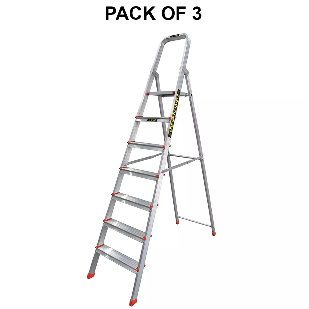 emac-aluminium-folding-ladder-7-steps-150-kg-load-capacity-19995-cm-656-ft-height-esl-7-pack-of-3