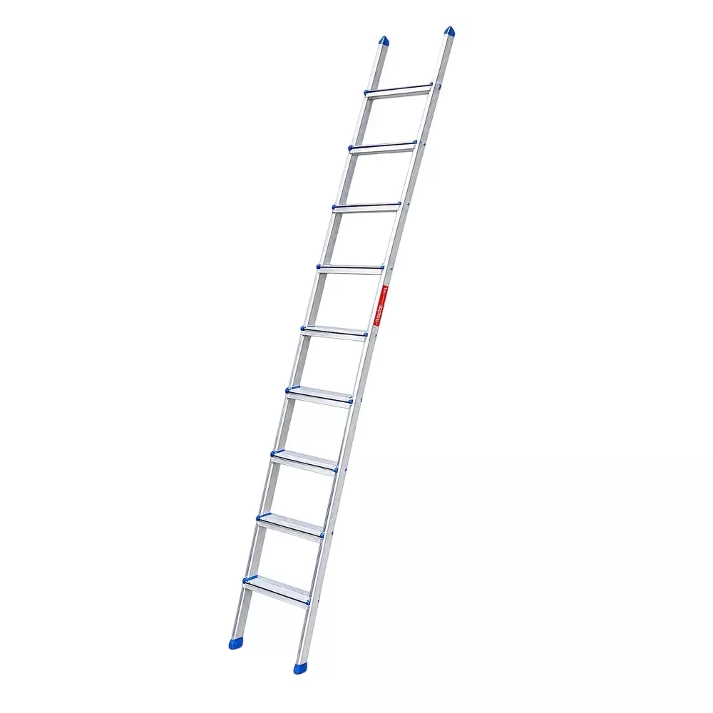 Sky Scrappers Hybrid Aluminium Wall Supporting Ladder Silver 9 Step 120 inch (3048 mm) Length