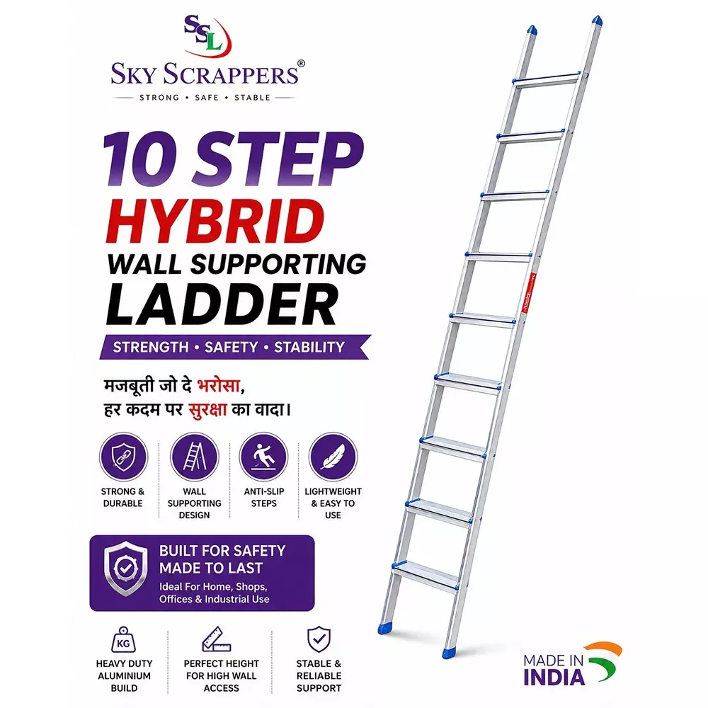 sky-scrappers-hybrid-aluminium-wall-supporting-ladder-silver-9-step-120-inch-3048-mm-length