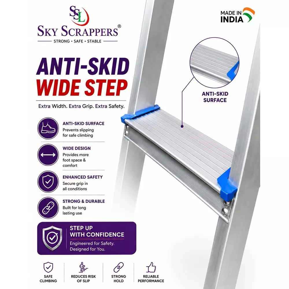 sky-scrappers-hybrid-aluminium-wall-supporting-ladder-silver-7-step-96-inch-24384-mm-length