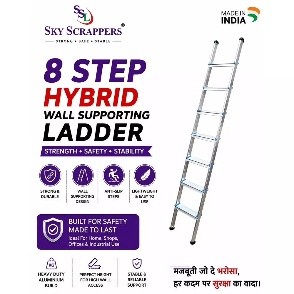 sky-scrappers-hybrid-aluminium-wall-supporting-ladder-silver-7-step-96-inch-24384-mm-length