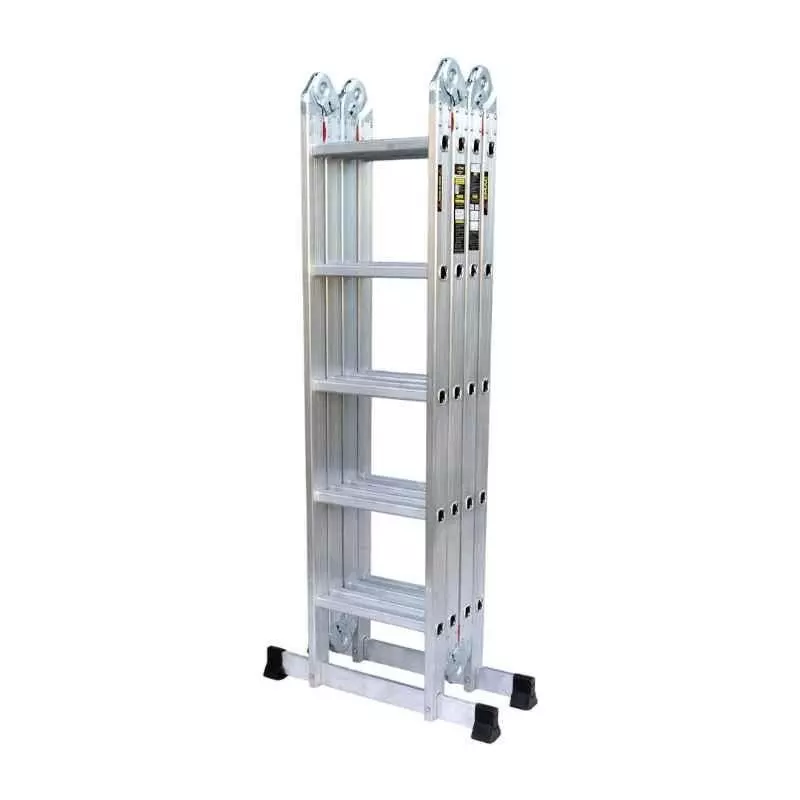 EMAC Multipurpose Folding Aluminium Ladders (Industrial & Commercial) 5x4 Steps, EML-5X4