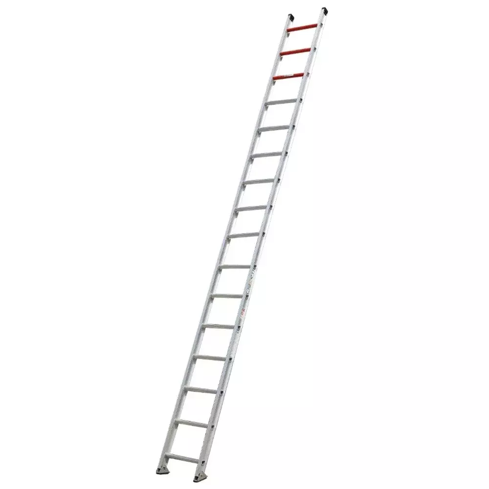 Liberti D2300 Single Ladder 16 Step 16.4 ft Size Aluminium Sliver, D2316-1