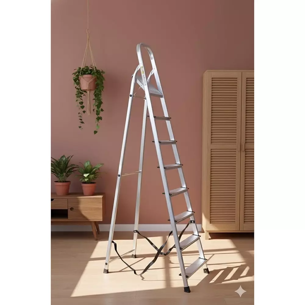 aardwolf-quickfit-non-slip-8-step-with-platform-ladder-aluminium-silver-150-kg-load-capacity-for-commercial-industrial-use-aqt-07b