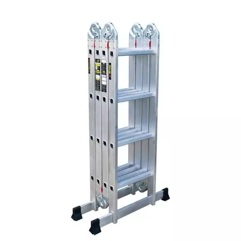 EMAC Multipurpose Folding Aluminium Ladders (Industrial & Commercial) 4x4 Steps, EML-4X4