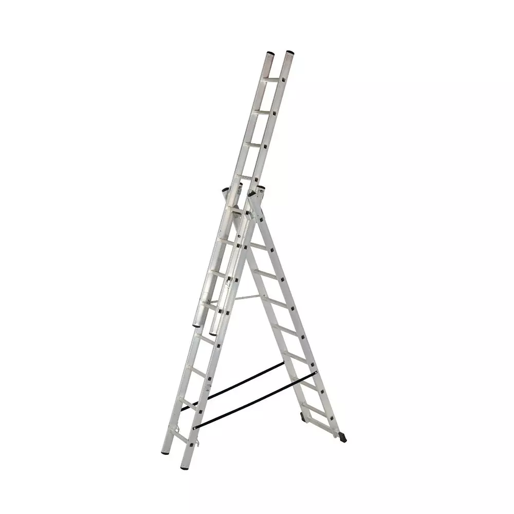 Youngman 3 Way Combi Ladder Aluminium 12 Steps