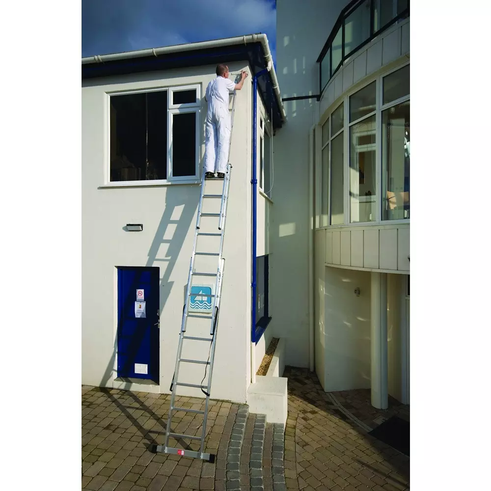 Youngman 3 Way Combi Ladder Aluminium 12 Steps
