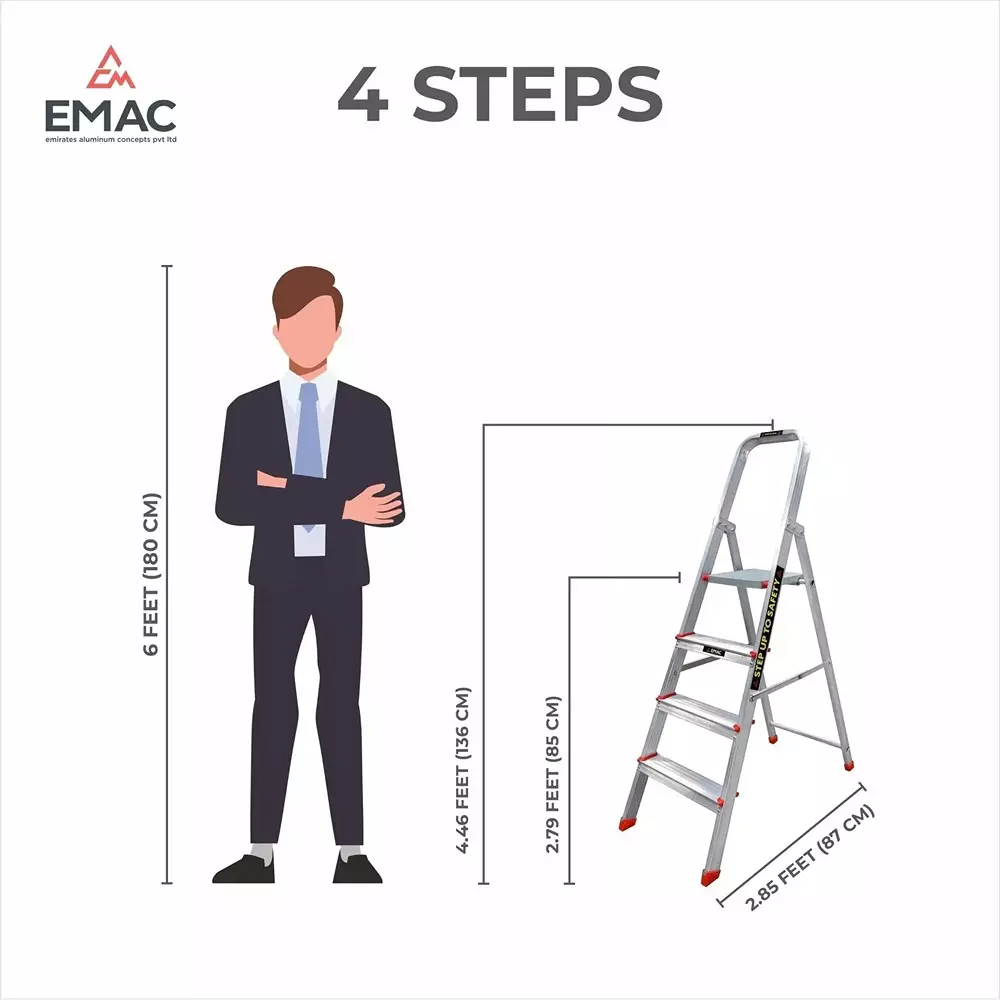 emac-aluminium-folding-ladder-4-steps-150-kg-load-capacity-13594-cm-446-ft-height-esl-4