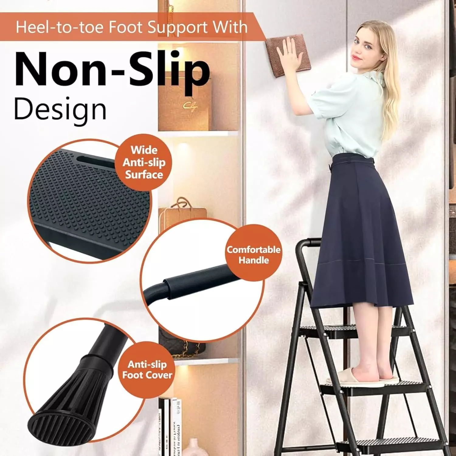 jawsons-3-steps-folding-stool-ladder-with-anti-slip-wide-pedals-handgrip-150-kg-approx-load-capacity-and-steel-body-black