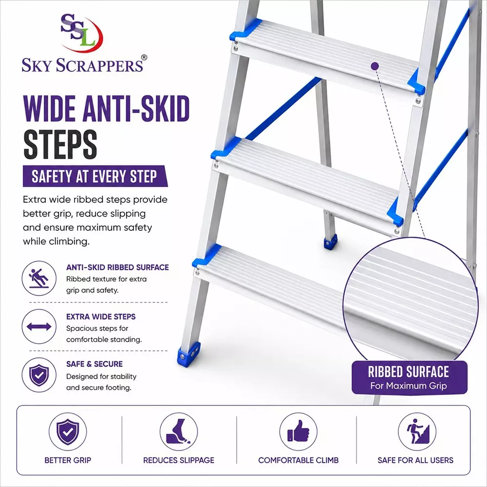 sky-scrappers-foldable-step-ladder-aluminium-silver-5-step-68-inch-17272-mm-length