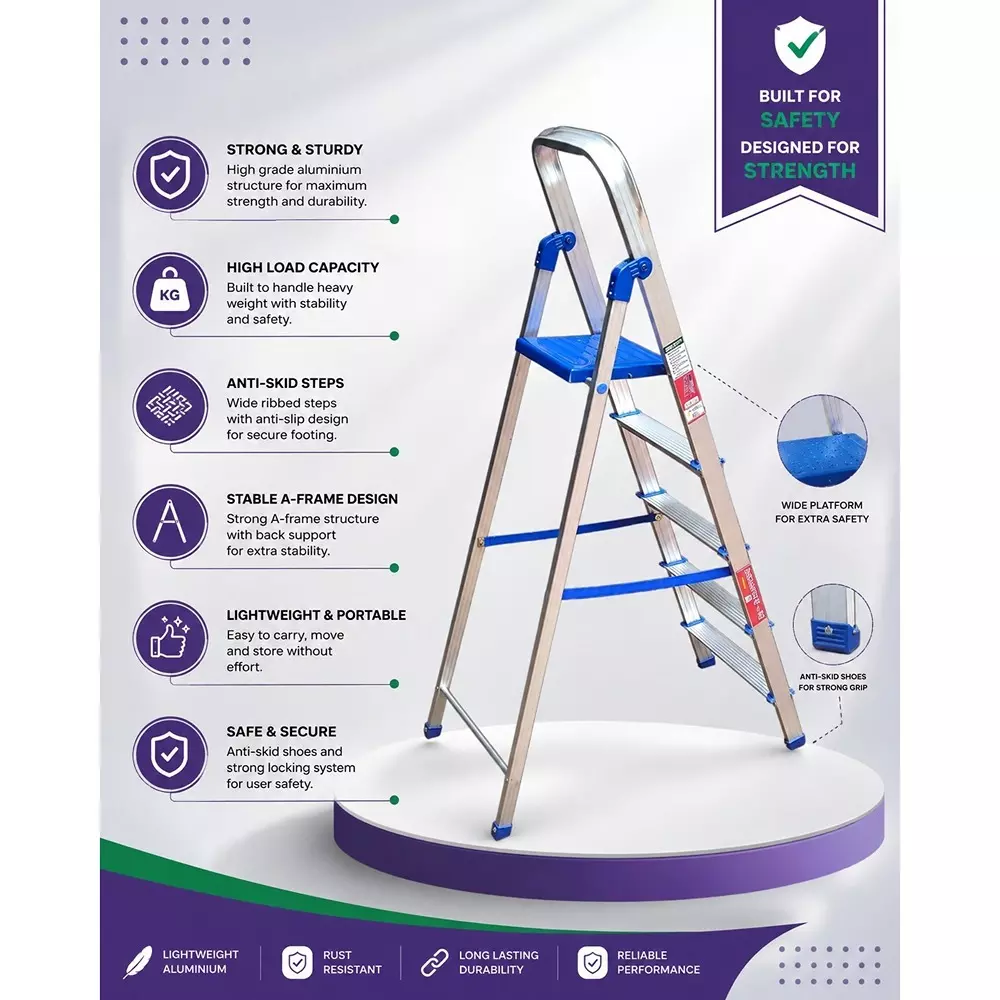 sky-scrappers-foldable-step-ladder-aluminium-silver-5-step-68-inch-17272-mm-length