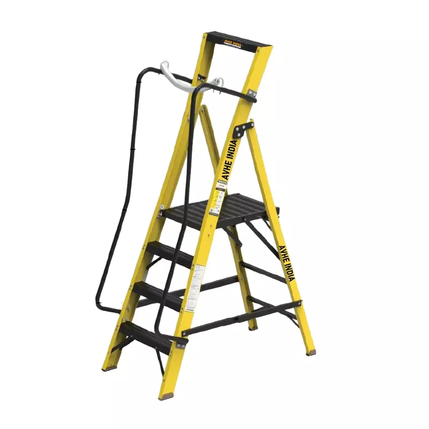 AVHE INDIA Platform Ladder 12 Steps 150 Kg Load Capacity, MGPF12