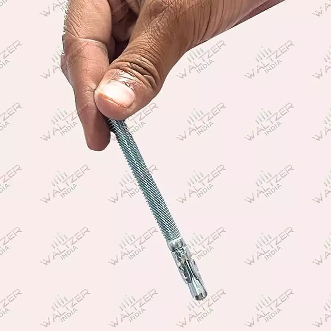 Waltzer India PVC Rungs Orange Color MS Rod Size 10 mm for Under Construction Sites, WI-WLTZR-ANCHR/FS-3 (Pack of 3)