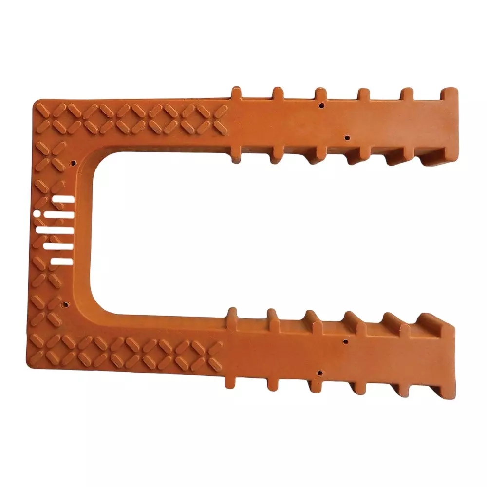 EFFICACY U Shape Orange ABS Foot Step Rungs 120-140 Kg Load Capacity with 16 mm MS Rod for UG Sump Tanks & Swimming Pools Use (Pack of 3 Pcs)