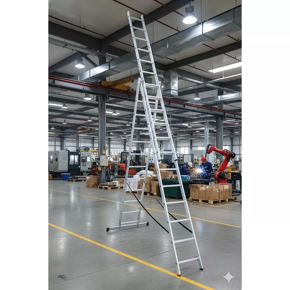 aardwolf-quickfit-33-step-3x11-triple-single-extension-ladder-aluminium-silver-150-kg-load-capacity-27-ft-triple-10-ft-single-82-m-triple-304-m-single-height-extended-for-commercial-industrial-use-aqt-404