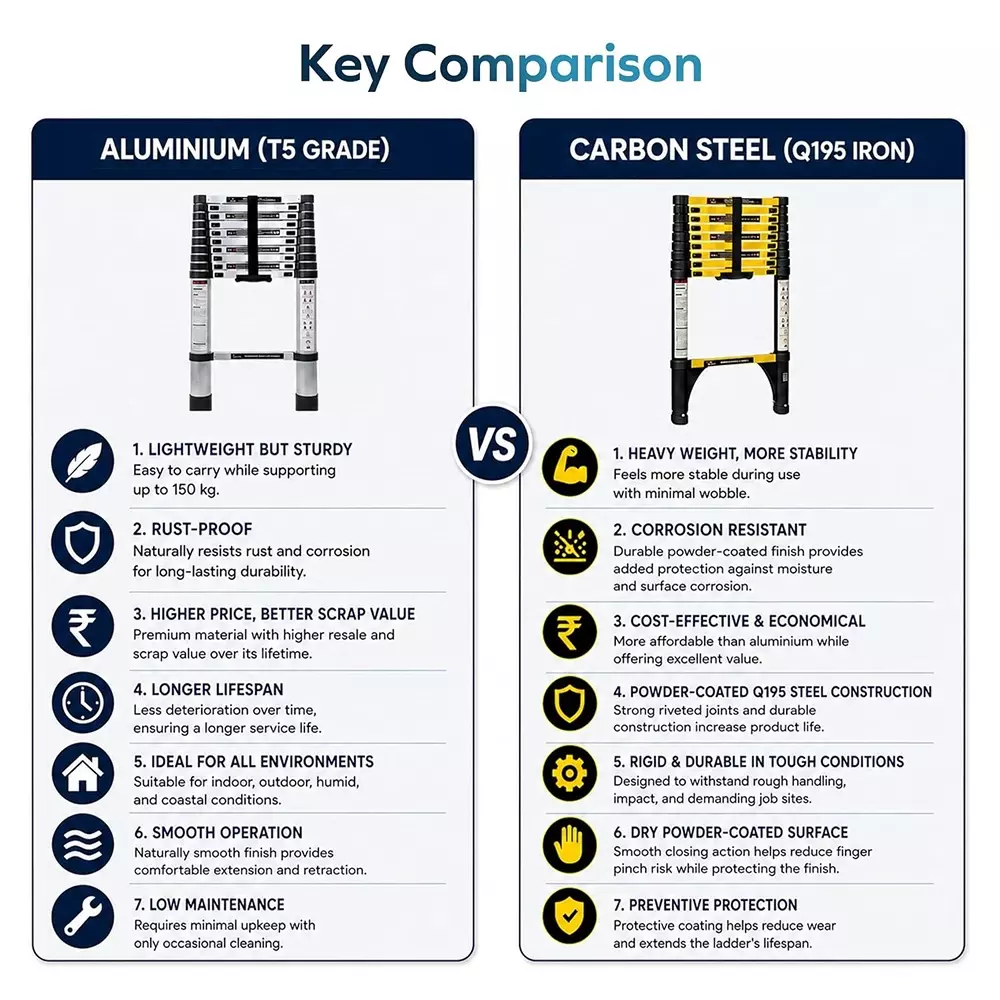 corvids-telescopic-ladder-18-feet-55-m-max-extended-height-150-kg-maximum-load-capacity-14-steps-q195-grade-carbon-steel-material-cclt-055ir
