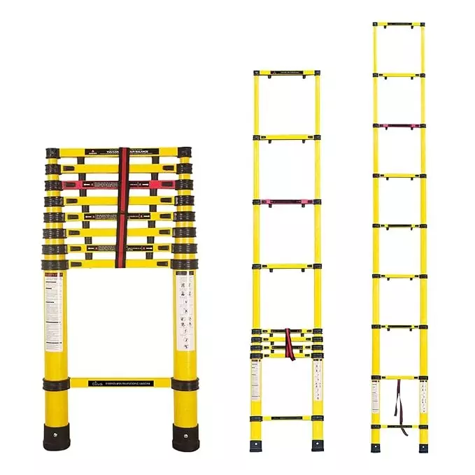 corvids-35-m-115-ft-telescopic-ladder-made-of-fibreglass-9-steps-and-100-kg-max-load-capacity-cflt-035