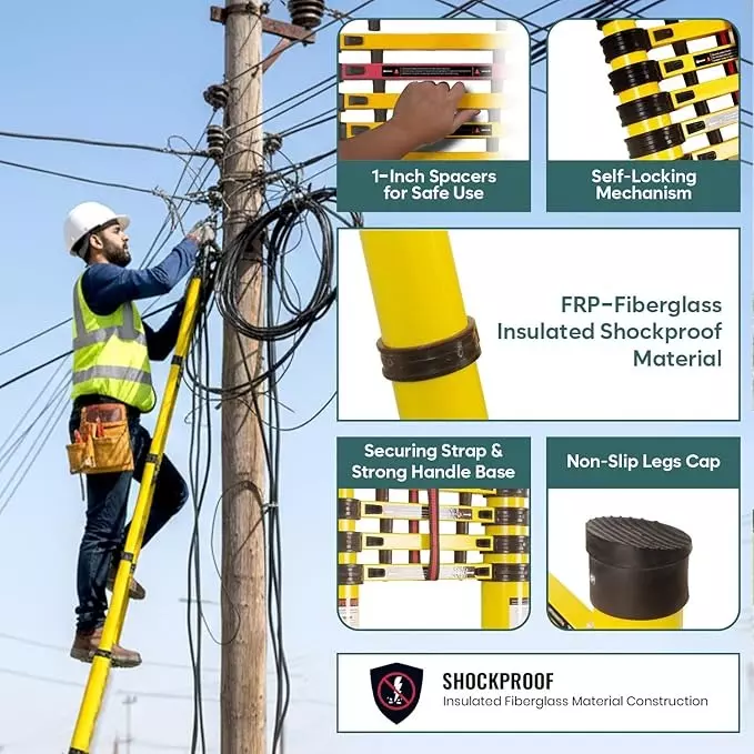 corvids-35-m-115-ft-telescopic-ladder-made-of-fibreglass-9-steps-and-100-kg-max-load-capacity-cflt-035