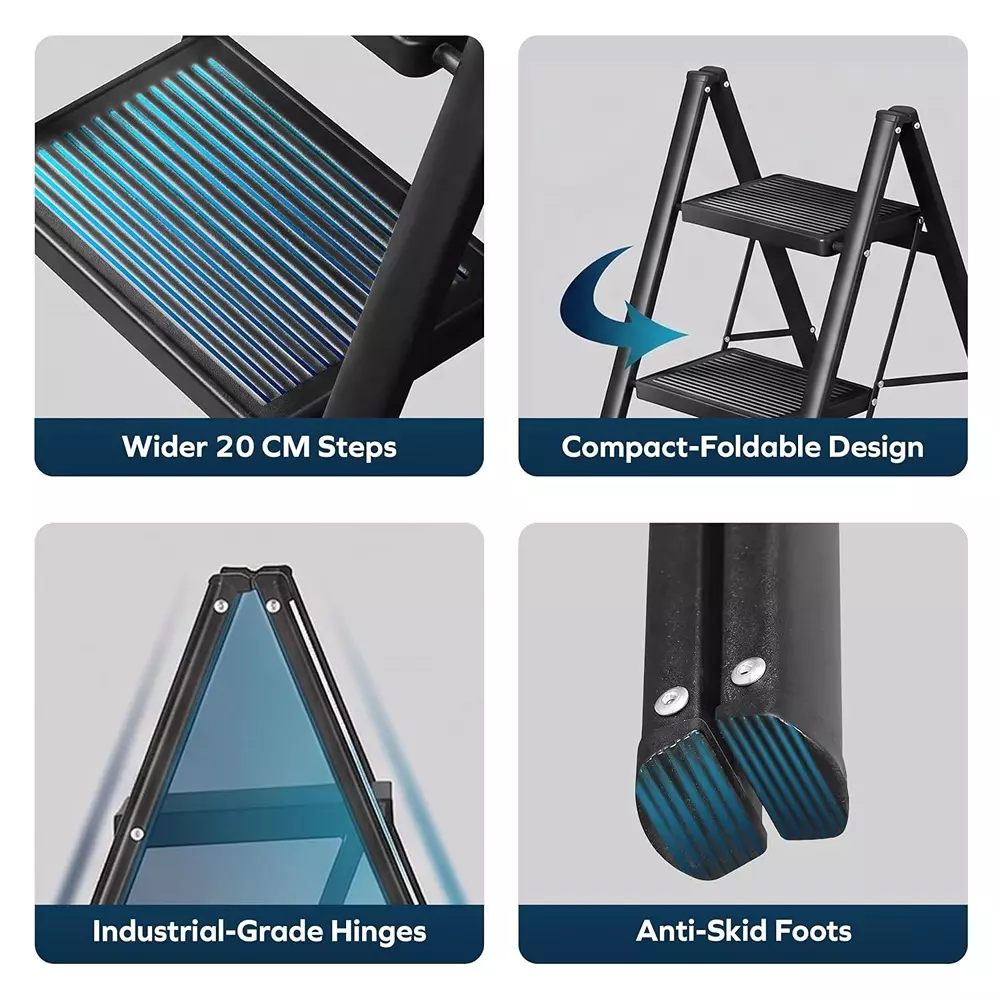 corvids-folding-step-ladder-black-carbon-steel-4-steps-115824-mm-38-ft-max-extended-height-ccsl-04b