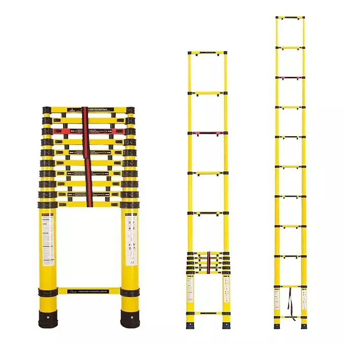 corvids-50-m-165-ft-telescopic-ladder-made-of-fibreglass-12-steps-and-100-kg-max-load-capacity-cflt-050