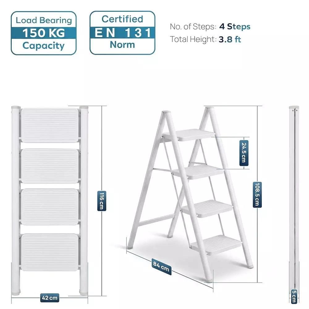 corvids-folding-step-ladder-white-carbon-steel-4-steps-115824-mm-38-ft-max-extended-height-ccsl-04w