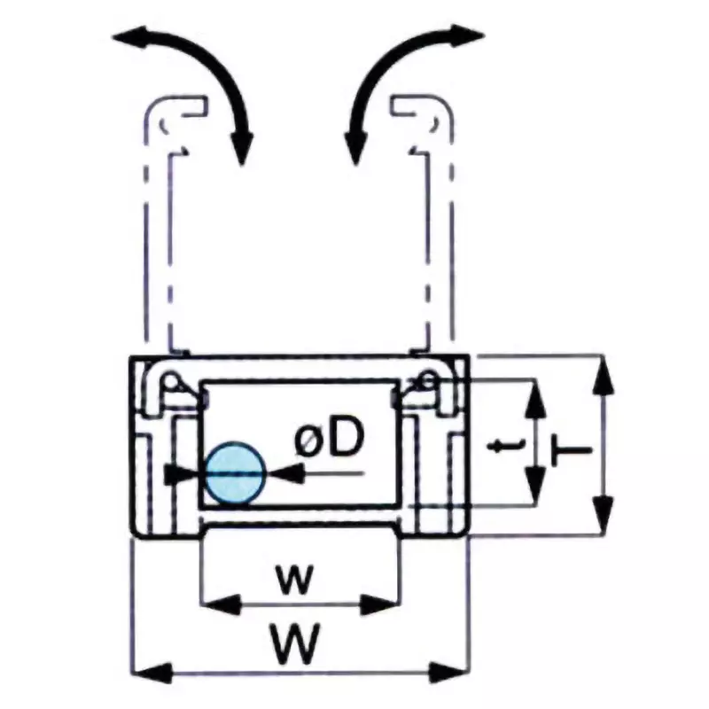 pisco-plarail-chain-hpk-series-nylon-6-glass-20-45-mm-cell-spacing-50-mm-radius-hpu306-r50