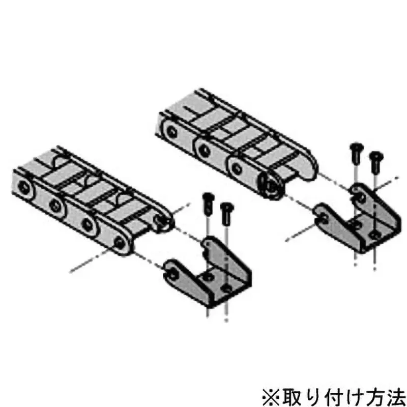 pisco-plarail-chain-mounting-brackets-moving-end-fixed-end-set-hpu102-plarail-chain-u1-k
