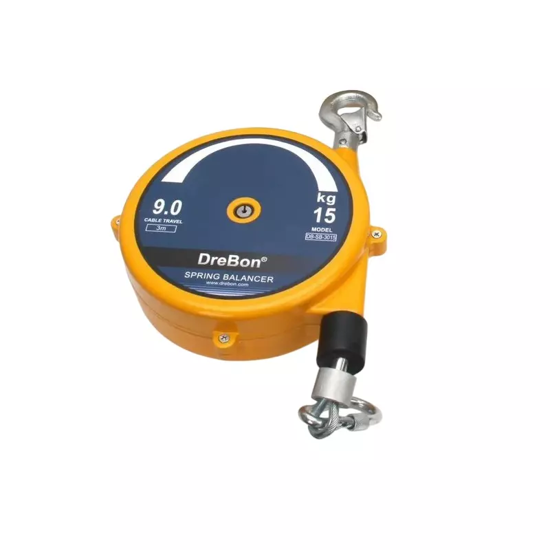 DreBon Spring Balance 9-15 Kg Weighing Capacity 3 m Wire Length and 4.0 mm Diameter, DB-SB-3015