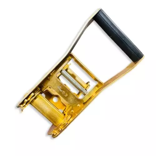GTCFI Heavy Duty Ratchet Buckle 5000 Kg Capacity Steel For 50 mm (1.9 inch) Polyester Webbing