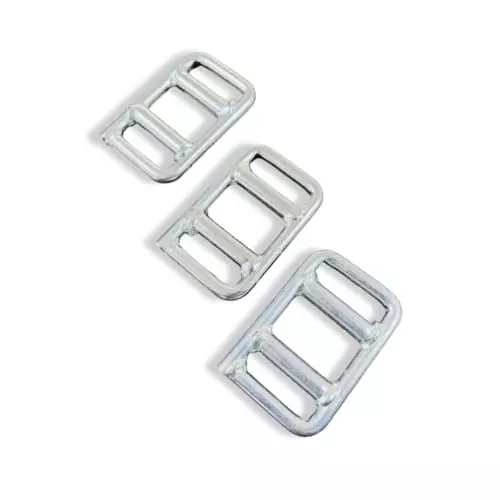 GTCFI Heavy Duty One Way Buckle 5000 Kg Capacity Alloy Steel For 50 mm (1.9 inch) Polyester Webbing