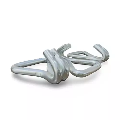GTCFI Heavy Duty Double J Hook 10000 Kg Capacity Steel For 75 mm (2.7 inch) Polyester Webbing Strap