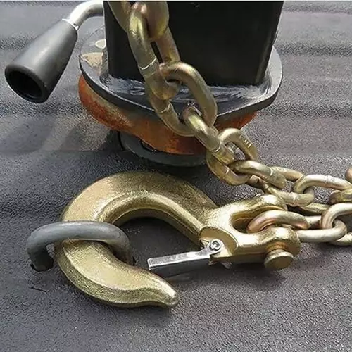 fetter-clevis-slip-hook-alloy-steel-38-inch-10-mm-size-golden-powder-coating-for-indutrial-use