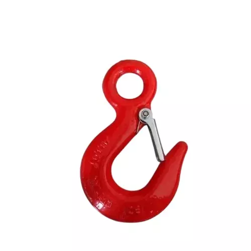 GENERIC Eye Hook with Latch Alloy Steel Red 3 Ton Load Capacity, AD-HT-20224154