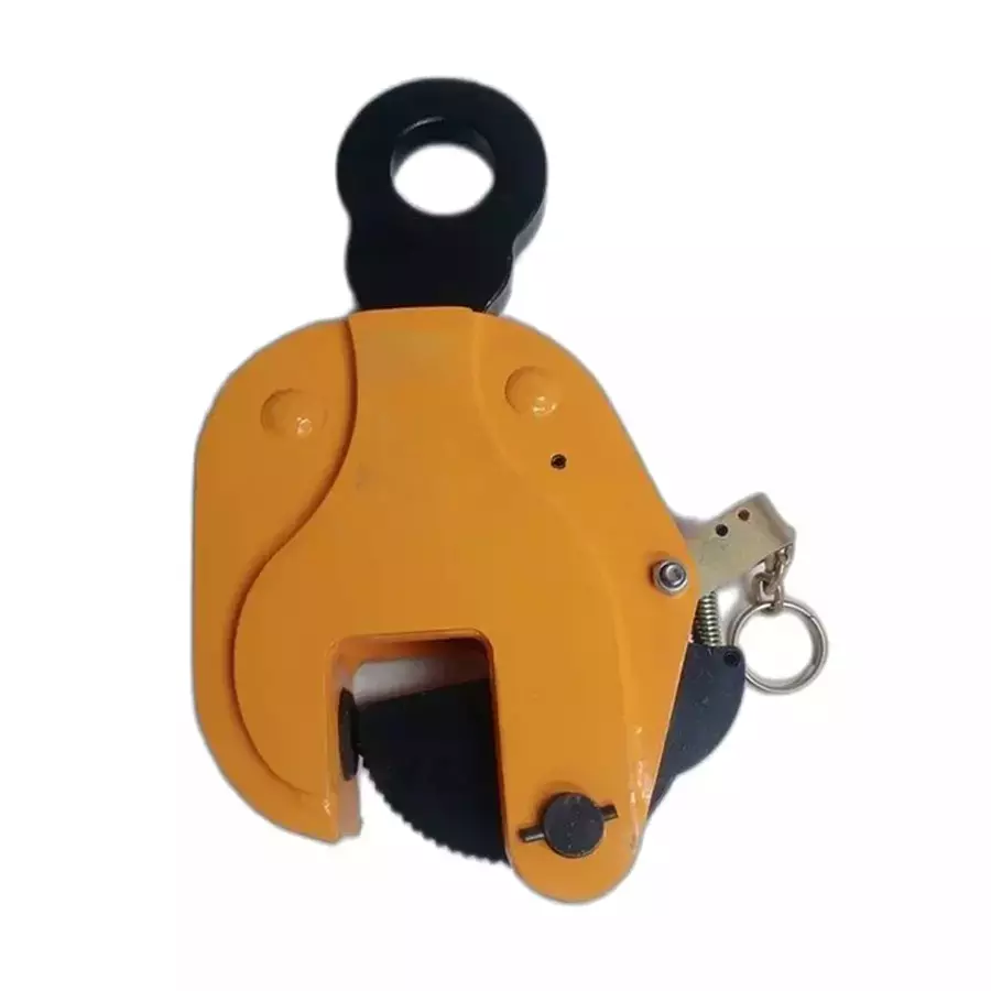 4G Laminates Vertical Lifting Clamp 8 Ton (8000 Kg) Load Capacity Orange & Black for Industrial Use