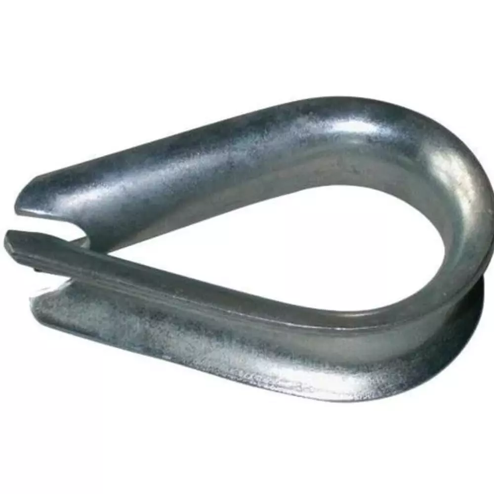 conclood-india-heavy-duty-wire-rope-eye-thimble-hot-dipped-galvanized-steel-body-silver-color-and-size-20-mm-pack-of-5