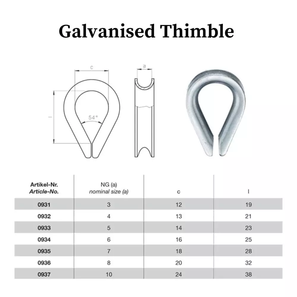 conclood-india-heavy-duty-wire-rope-eye-thimble-hot-dipped-galvanized-steel-body-silver-color-and-size-20-mm-pack-of-5