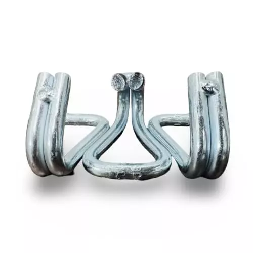 GTCFI Heavy Duty Double J Hook 1500 Kg Capacity Steel For 25mm (0.98 inch) Polyester Webbing Lashing Strap/Belt