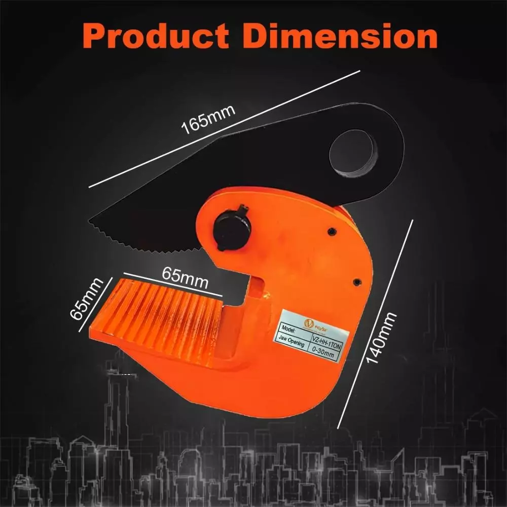 voltz-horizontal-plate-lifting-clamp-0-30-mm-jaw-opening-1-ton-lifting-capacity-and-horizontal-lifting-direction-vz-hh-1